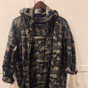 Army Print Jacket